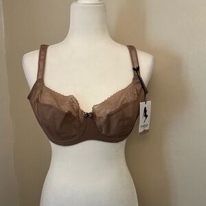 Sculptresse Elegant Lace Underwire Bra in Cappuccino 34 DDD